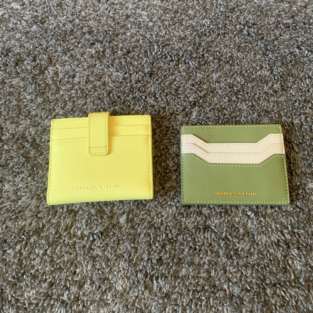 Charles & Keith Wallet Lot Of Two New